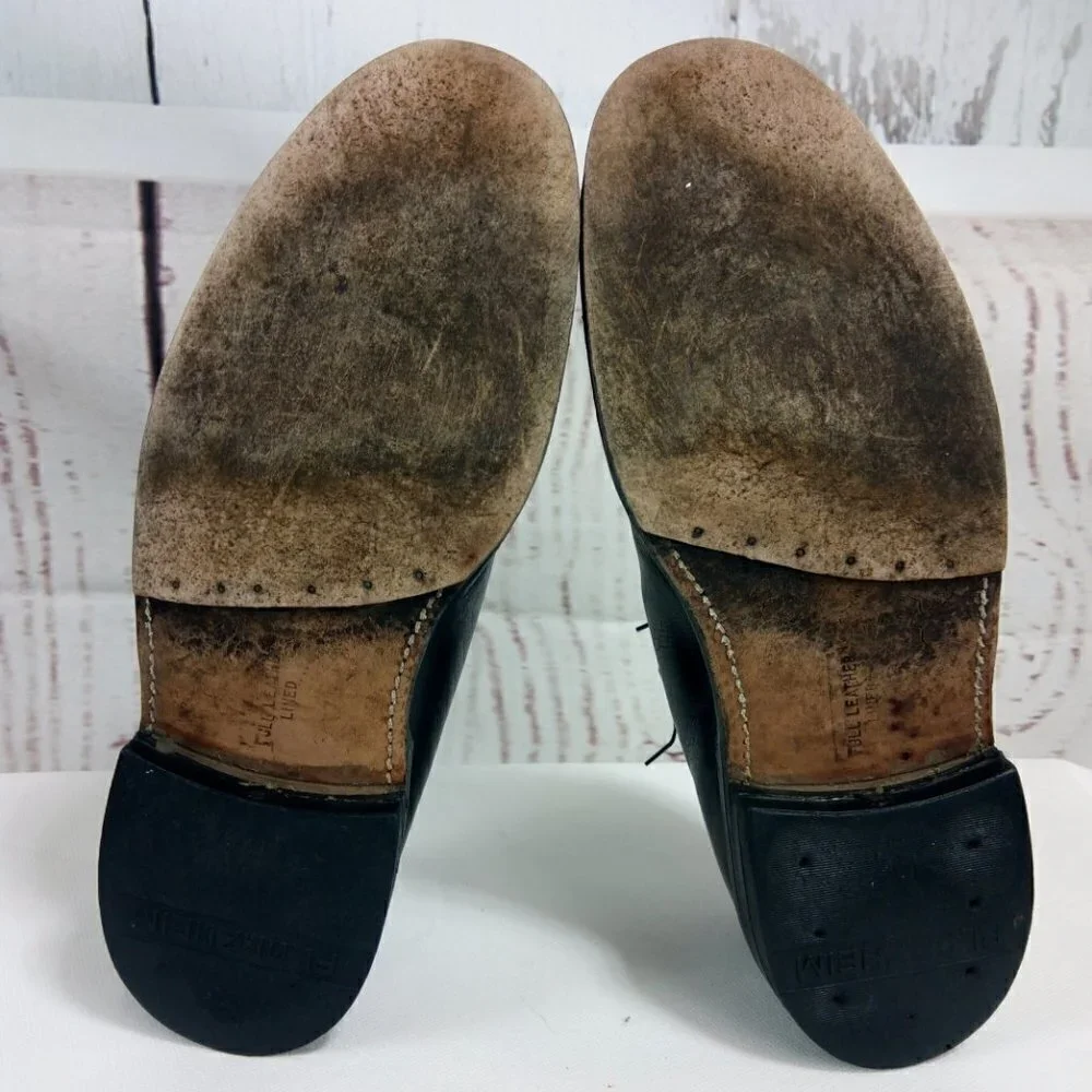 Mark XII Rare Oxford Black Leather Dress Shoes